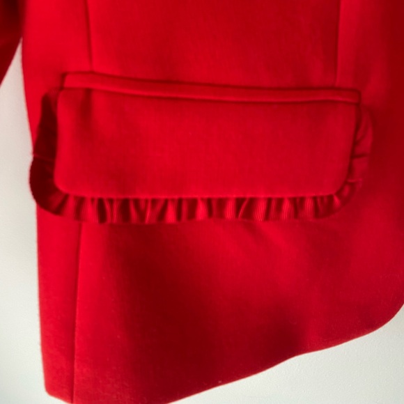 Ann Taylor Red Cropped Blazer - Picture 6 of 7
